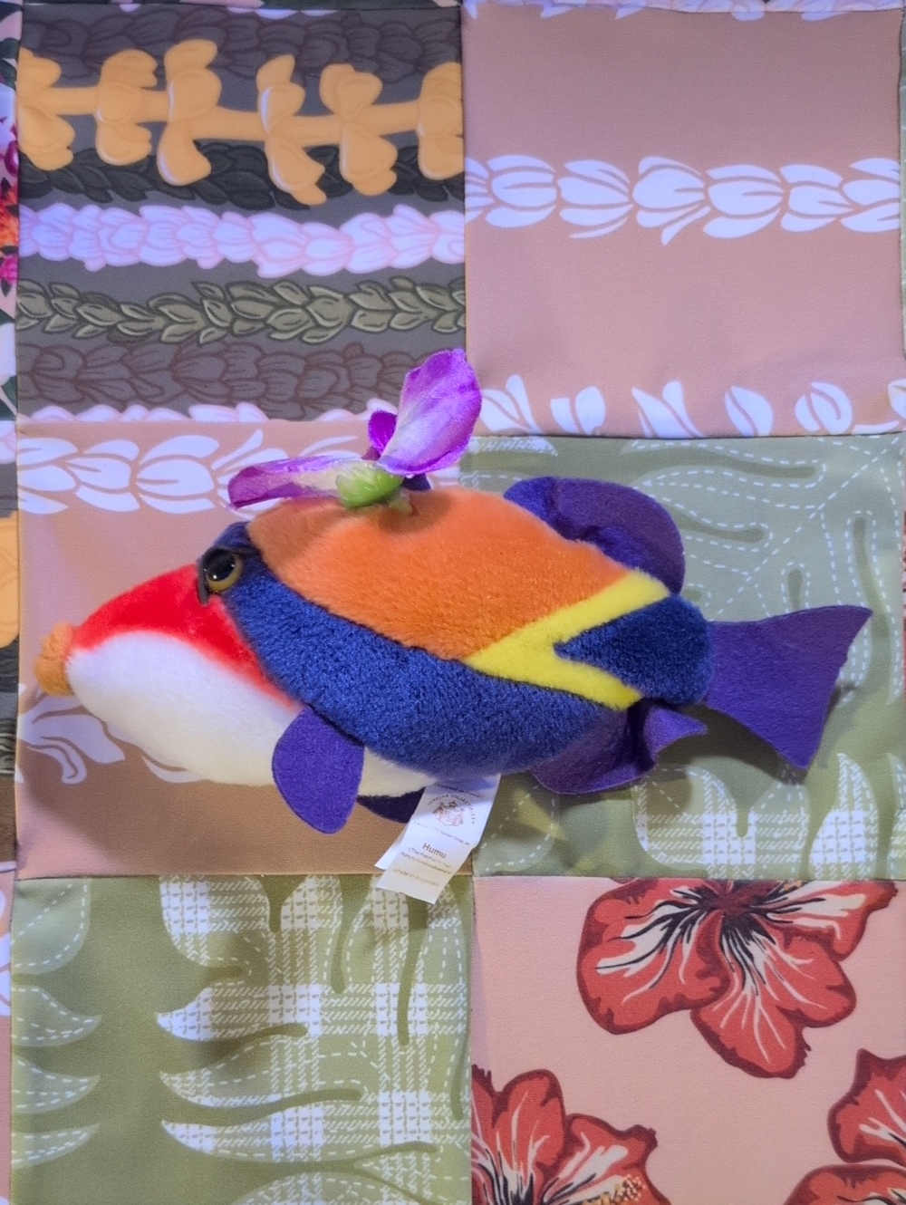 Hawaiian Humu (Humuhumunukunukuapuaa) Pet Fish Plushie